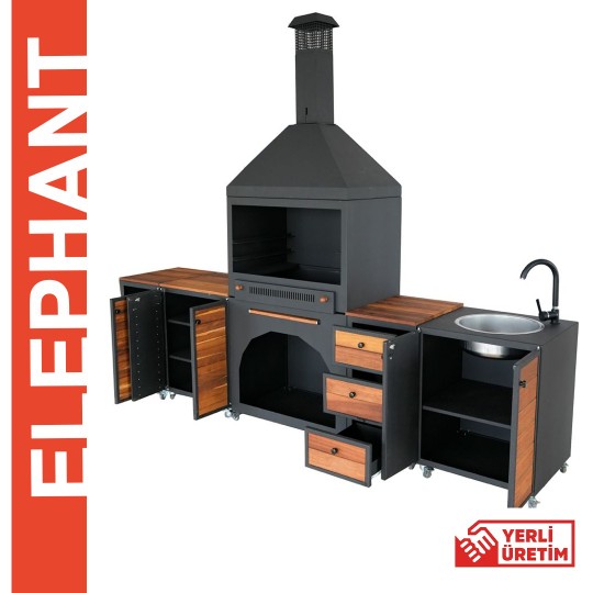 Elephant Tezgahlı Bahçe  Barbekü 